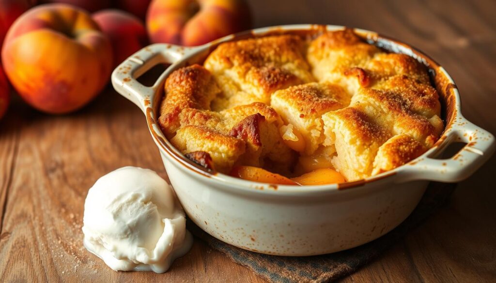 peach cobbler