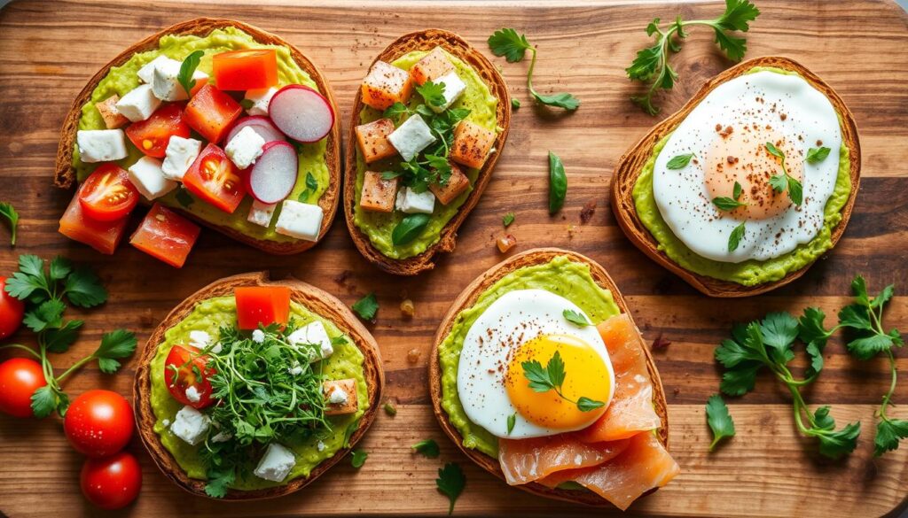 avocado toast variations