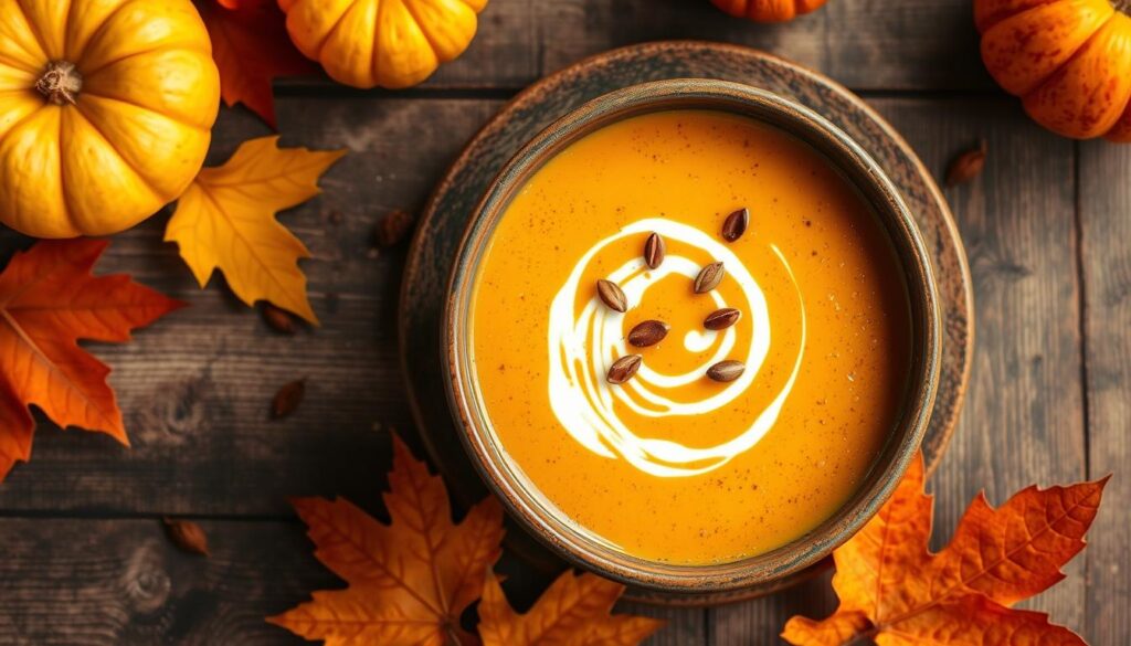 creamy pumpkin soup