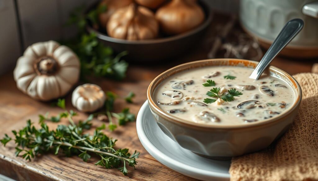 homemade cream of mushroom soup