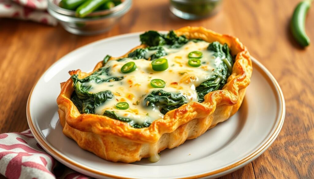 Cheesy Jalapeño Spinach Madeline