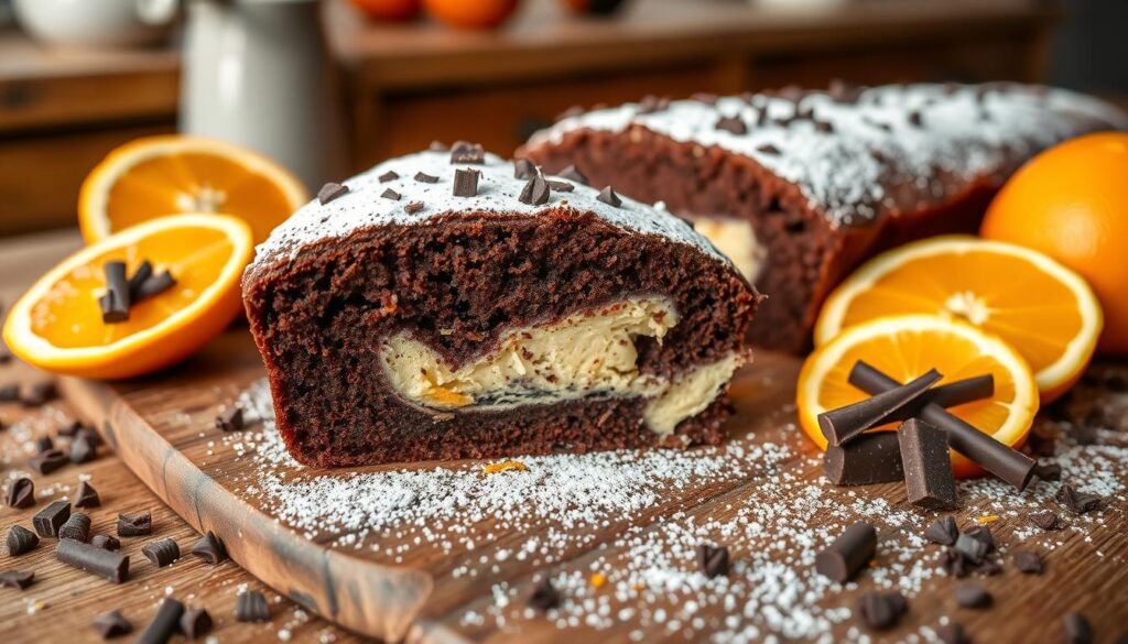 Chocolate Orange Cream Cheese Pound Cake