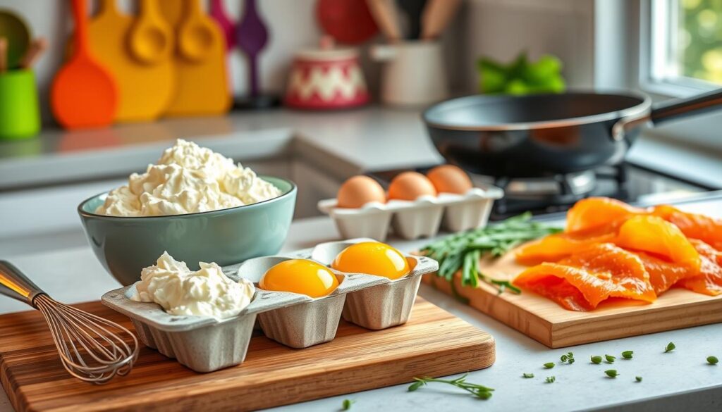 Cottage Cheese Scrambled Eggs Preparation