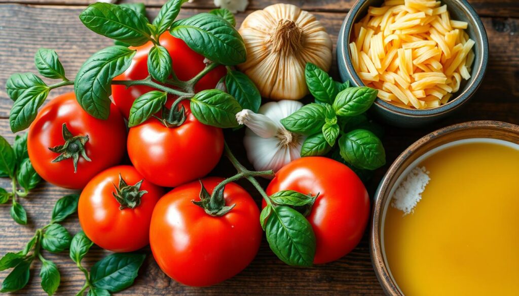 Tomato Soup with Pasta Ingredients