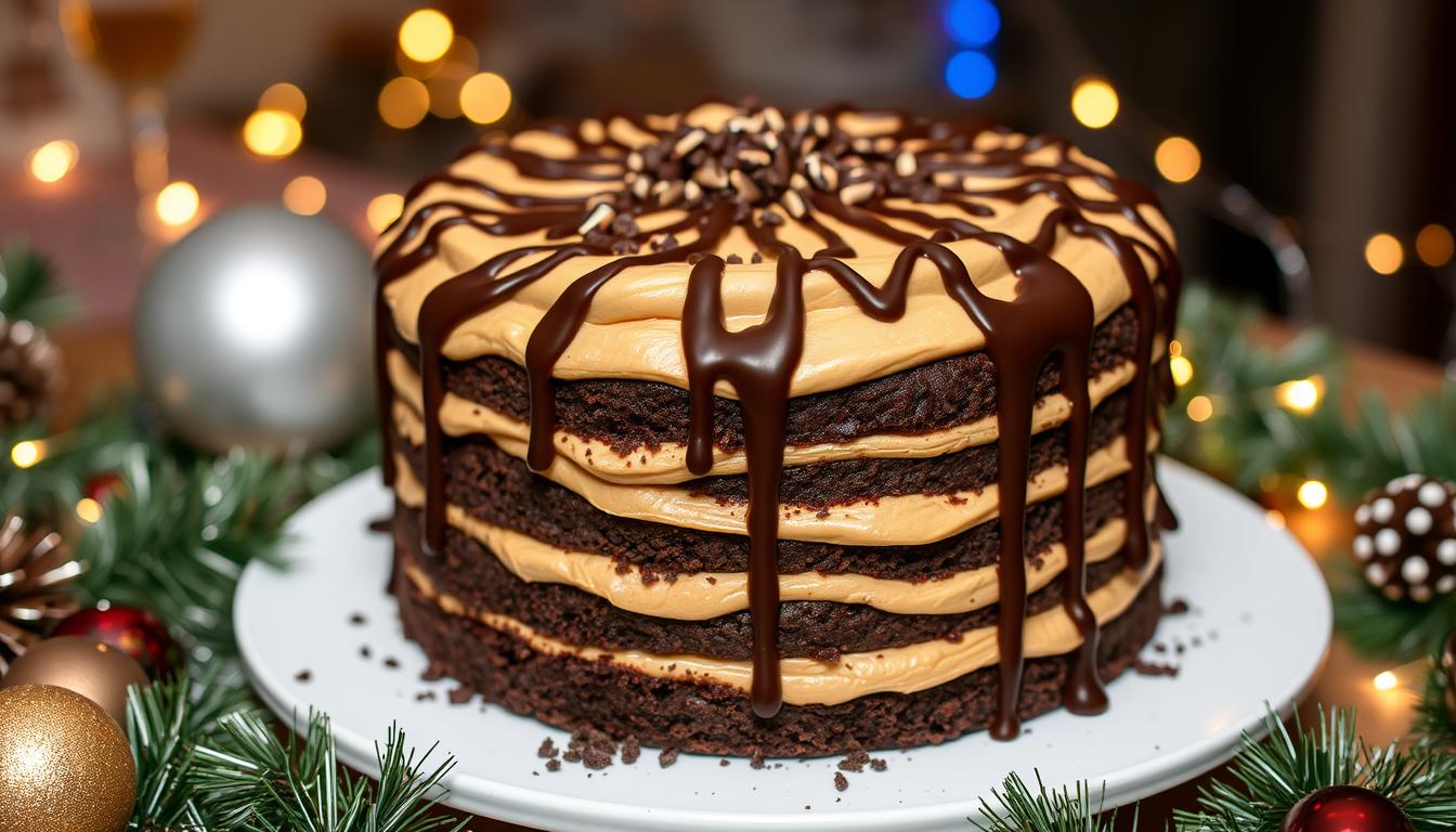 chocolate peanut butter cake