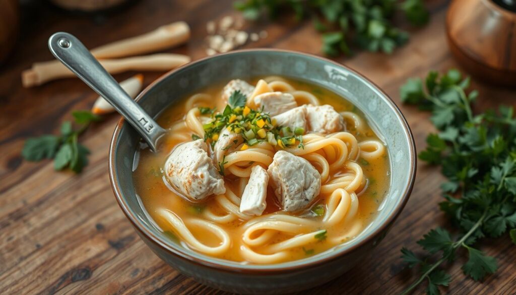 herb chicken noodle soup