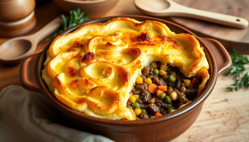 traditional vegan shepherd's pie