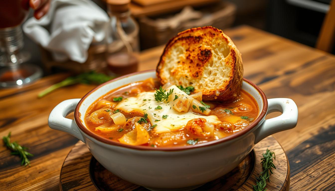 vegetarian french onion soup