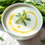 Chilled Cucumber and Kefir Soup