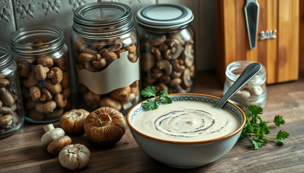 Creamy Mushroom Kefir Soup Storage