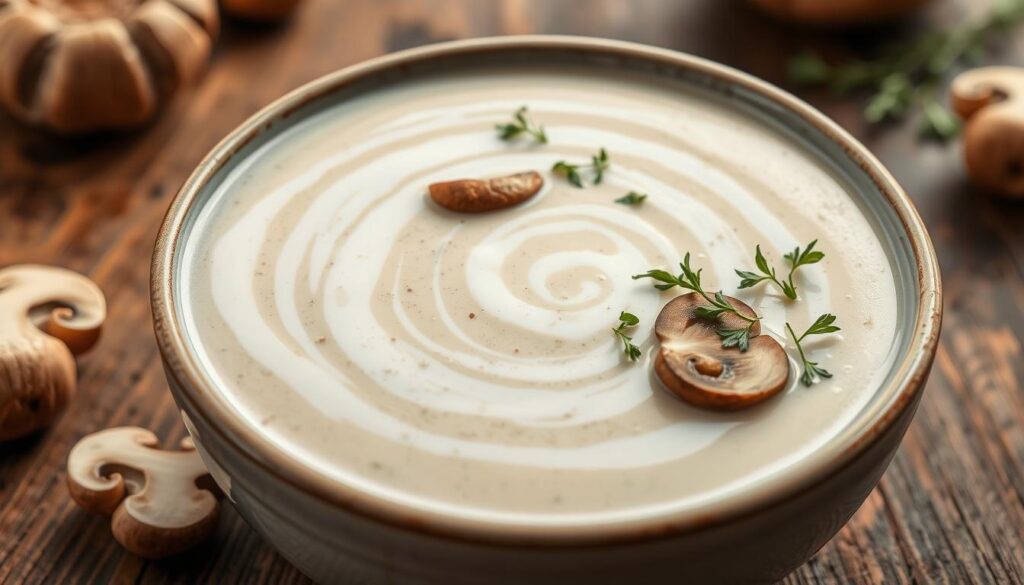 Creamy Mushroom Kefir Soup Texture