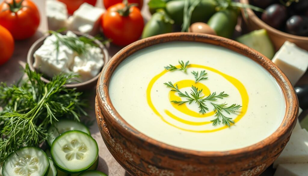 Greek-Style Cucumber Kefir Soup