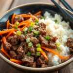 Korean Ground Beef Bowl