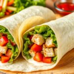 Rotisserie Chicken Salad Wraps