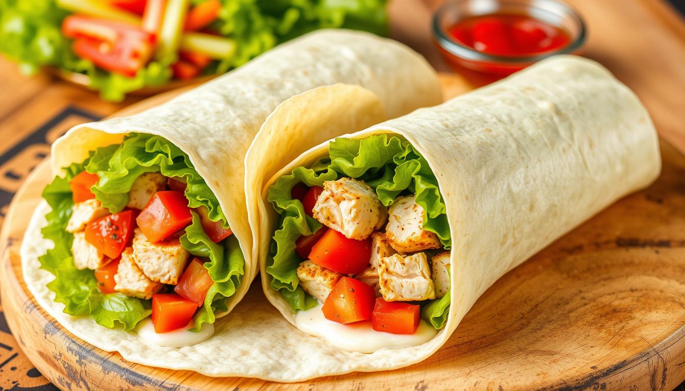 Rotisserie Chicken Salad Wraps