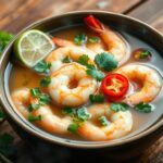 Thai Clear Soup with Shrimp and Lemongrass