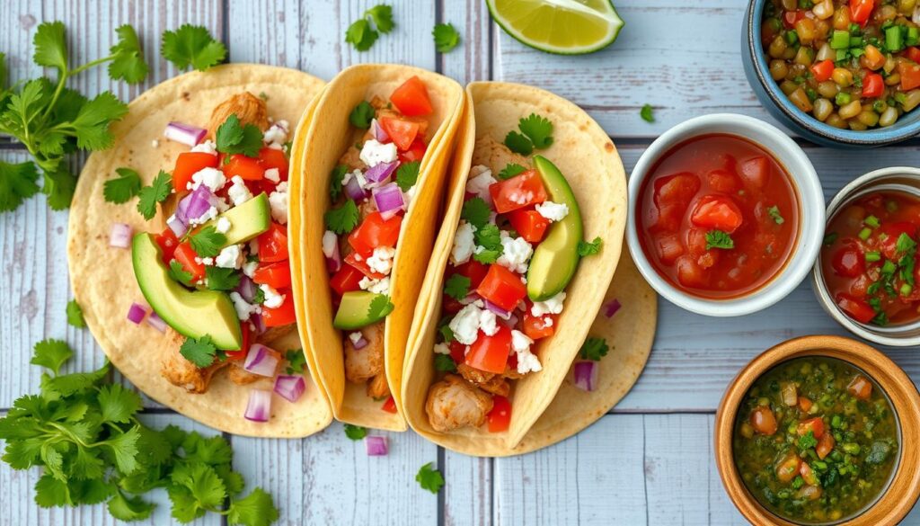 best rotisserie chicken taco toppings