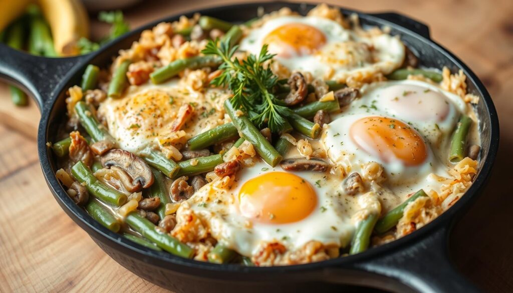 breakfast green bean casserole