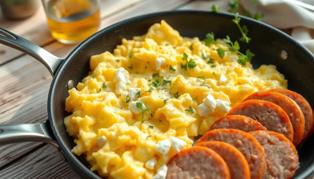 creamy scrambled eggs