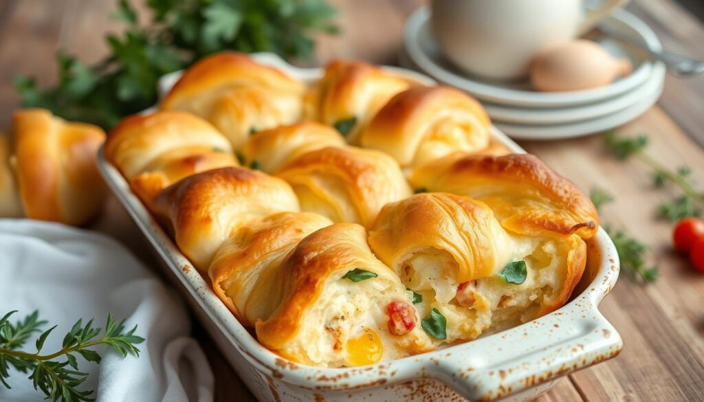 crescent roll breakfast casserole