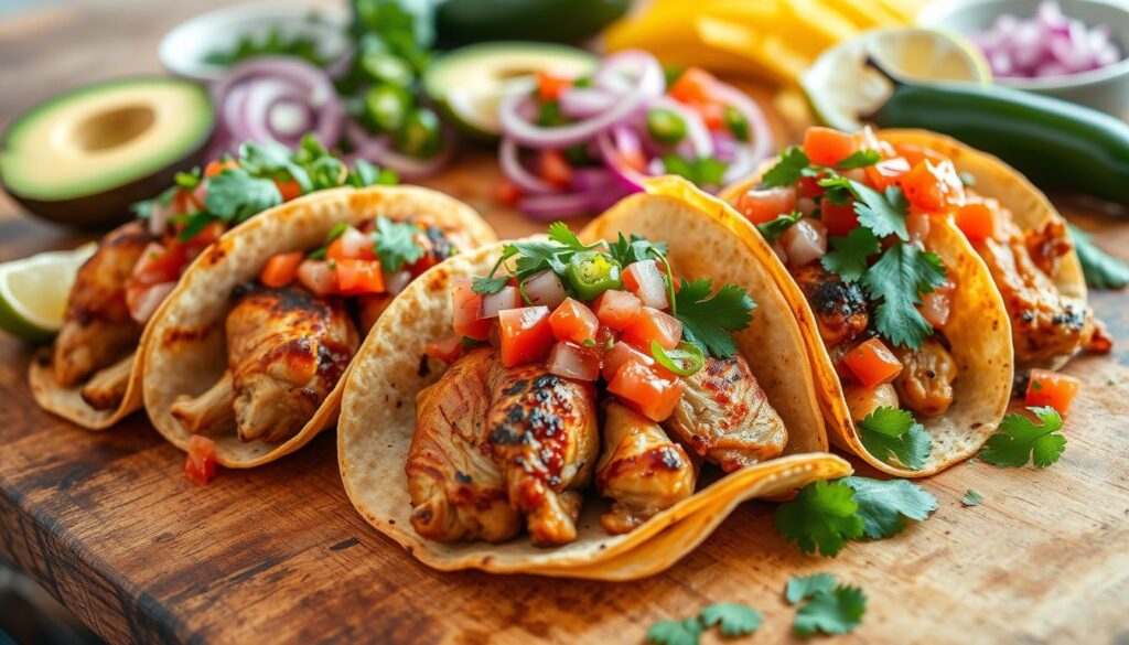 easy rotisserie chicken tacos