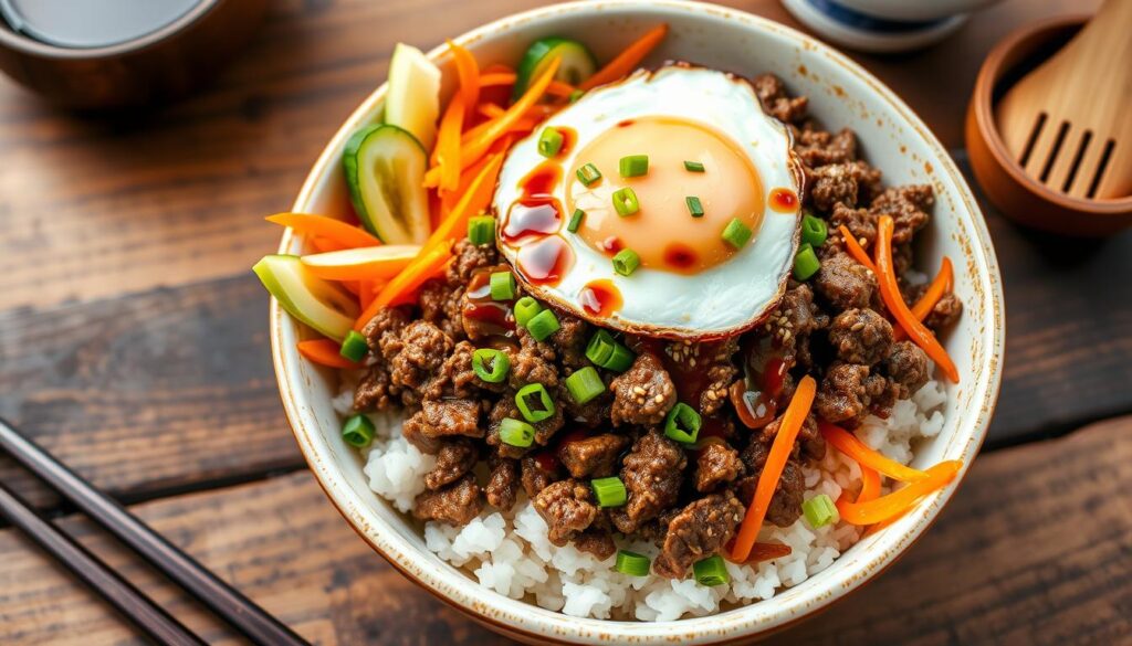 korean ground beef bowl