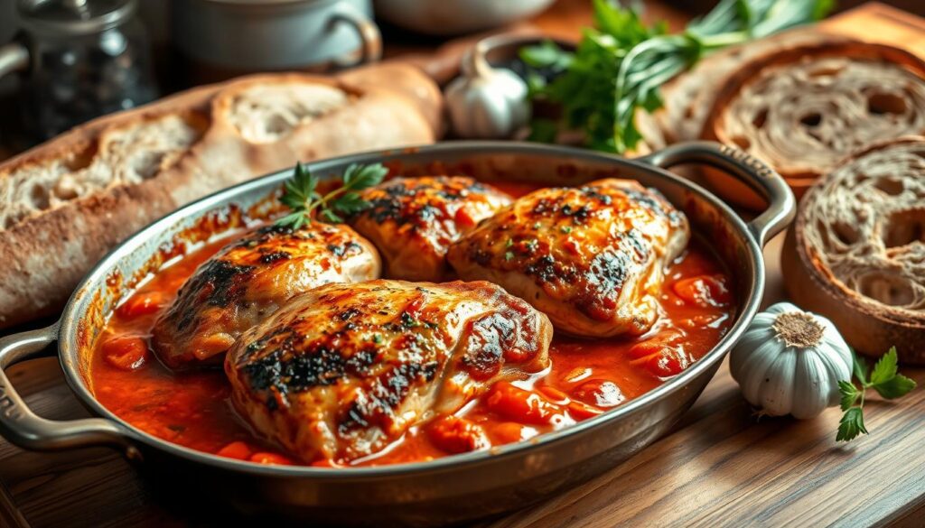 oven-braised chicken recipes